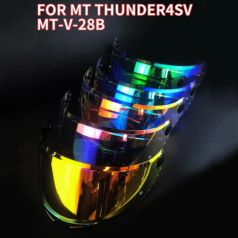 Helmet Visor For MT THUNDER 4 SV Helmet MT-V-28B Replacement Helmet Face Shield Glasses Goggles Screen Helmet Part Accessories