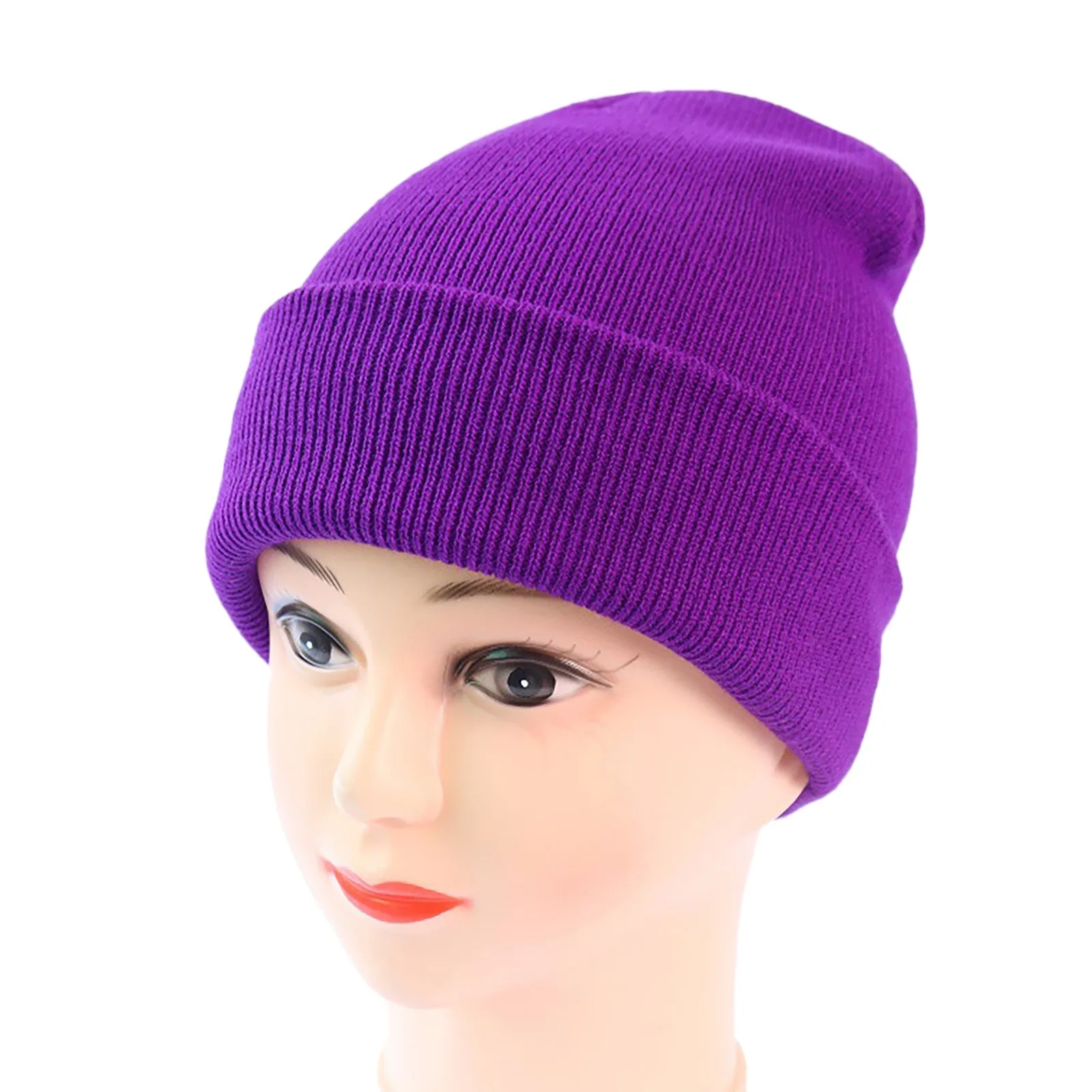 Newest Unisex Hats Wool Acrylic Knitted Cap Women Men Beaines for Autumn Winter Warm  Knitted Autumn Outdoor Beanie