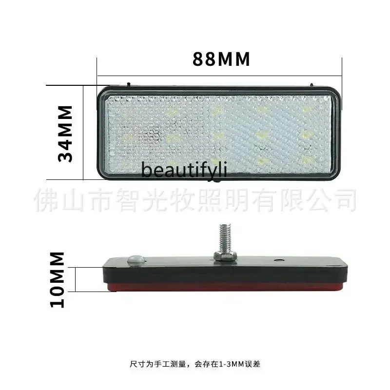 S23 Luci per moto, riflettori LED per veicoli elettrici, luci posteriori, spie per decorazioni auto modificate 1113