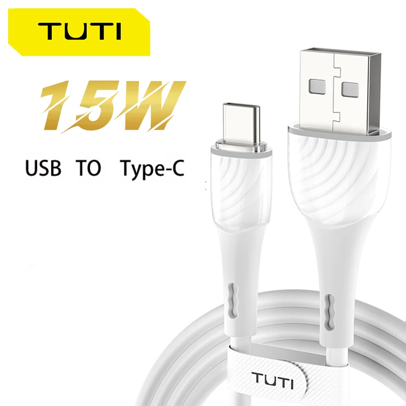 TUTI USB-C to USB-A Cable(3.3ft),USB Type-C Cable for iPhone, Samsung Galaxy, Note20, Pixel 8, iPad Pro, Nintendo Switch,&More