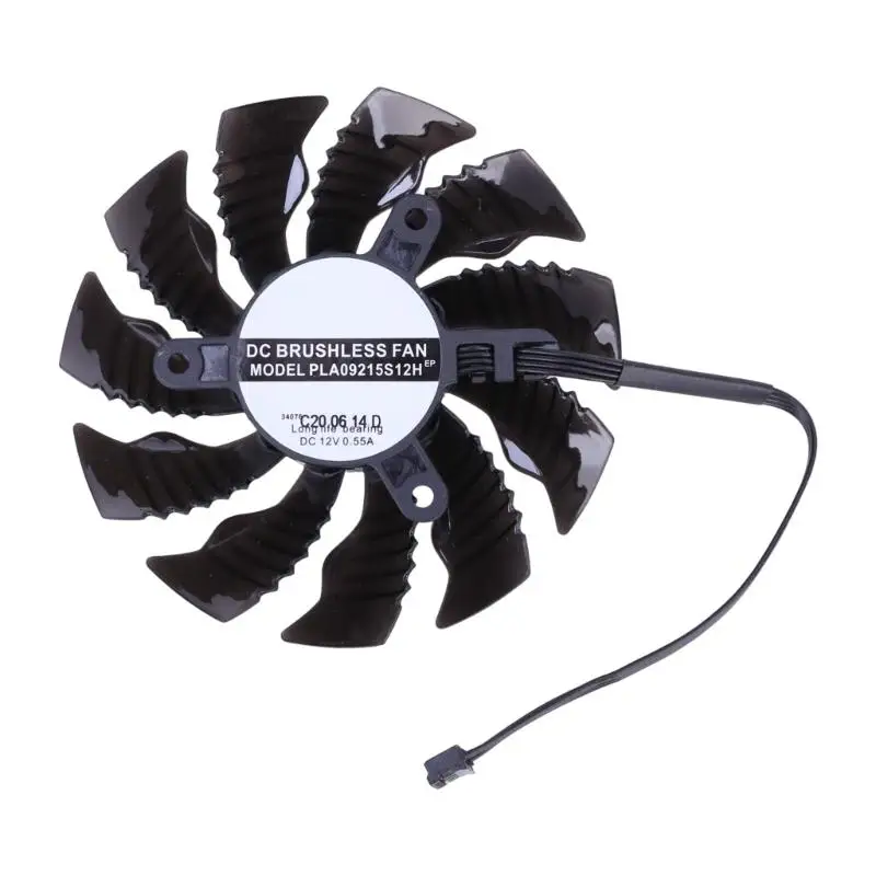 652F 88mm 4Pin T129215SU PLA09215S12H for GTX1660 RTX2070 2060 MINI ITX OC 6G Graphics Card