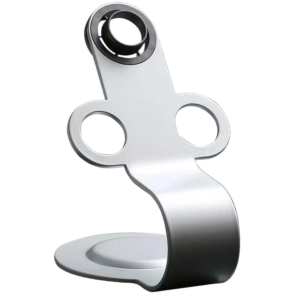 Hair Dryer Wall Holder Iron Construction No Drilling Required Compact Organizer for Bathroom or Styling Station