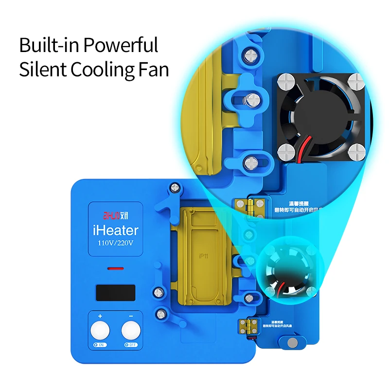 JC iHeater 예열 플랫폼 마더보드 분리기, IC 칩 BGA 도트 매트릭스 수리 가열 고정장치 도구, 아이폰 X-15 프로 맥스용