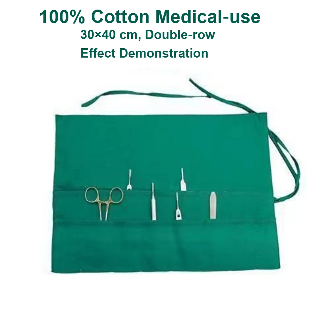 Surgical Instrument Sterilization Bag Double Layer Reusable Fabric Tool Wrap Pouch Hospital Clinic Single Row Double Row Choice