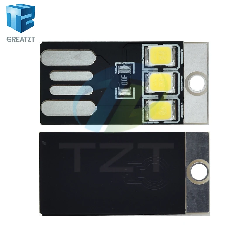 GREATZT Camping Night Hiking Tent Lamp Light Outdoor Portable Energy Saving Flashlight Mini Ultra-thin Mobile USB LED Keychain