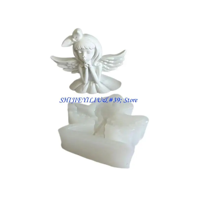 e21f Angel Girl Molds DIY epoxy resin molds table mold mould