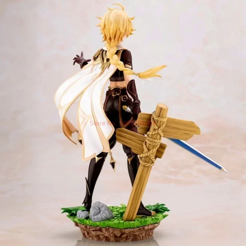 24cm Homeland Traveler Genshin Impact Anime Figure Pvc Statue Model Collection Doll Decoration Toy Children's Gift