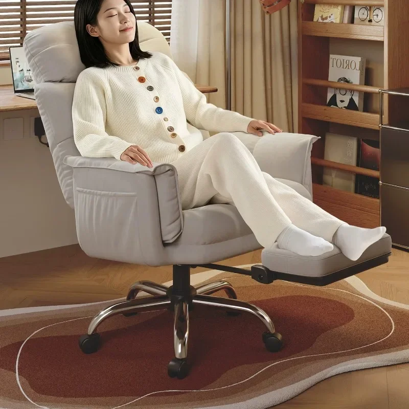 Checkered Backrest Ergonomic Recliner Gaming Chair Adjustable Zoned Lumbar Support for Home Office Sleeping Very Strong