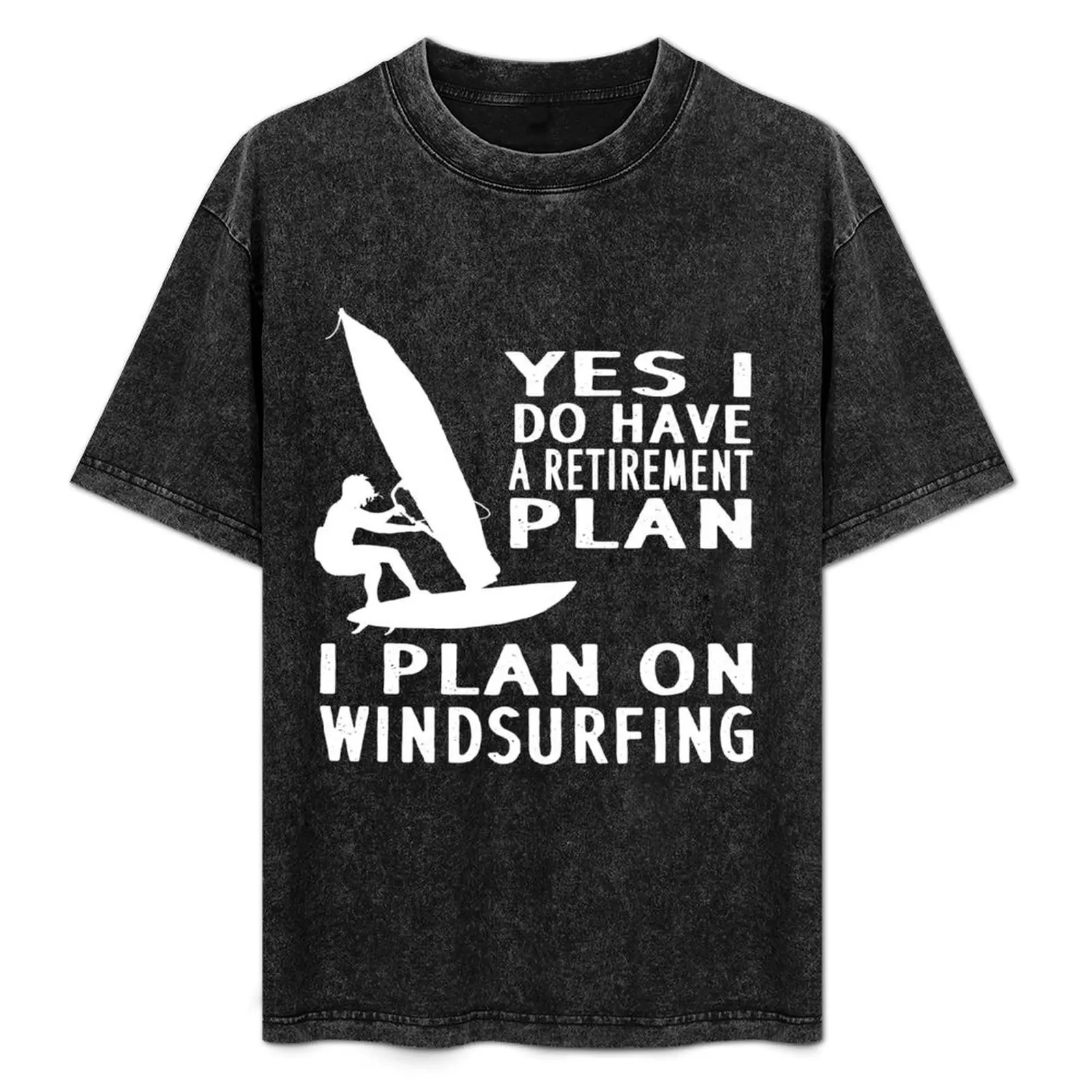 Windsurfer Gift Funny Windsurfing T-Shirt Plus Size Short Sleeve T-Shirt