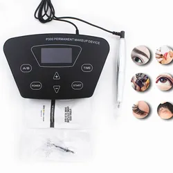 Biomaser-P300 Maquiagem permanente máquina, máquina de tatuagem, caneta rotativa para sobrancelha, lábio, Microblading, DIY Kit máquina com agulha de tatuagem