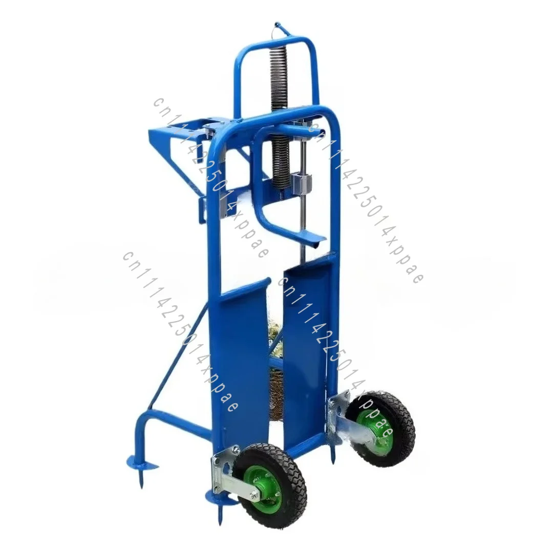 Type Agricultural Drilling Small Planter Ground Rack Hand Push Foot Type Ground Drilling Rack Hand