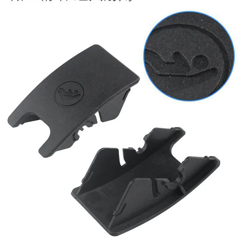 New High-Quality For Audi A4（2009-2016 ）B8 A5  Car Rear Child Seat Anchor Slot Trim Cover Button Base Isofix Auto Parts