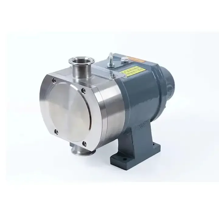 

Sanitary Stainless Steel SS304 SS316L Lobe Transfer Pump Vertical Rotor Lobe Pump Head