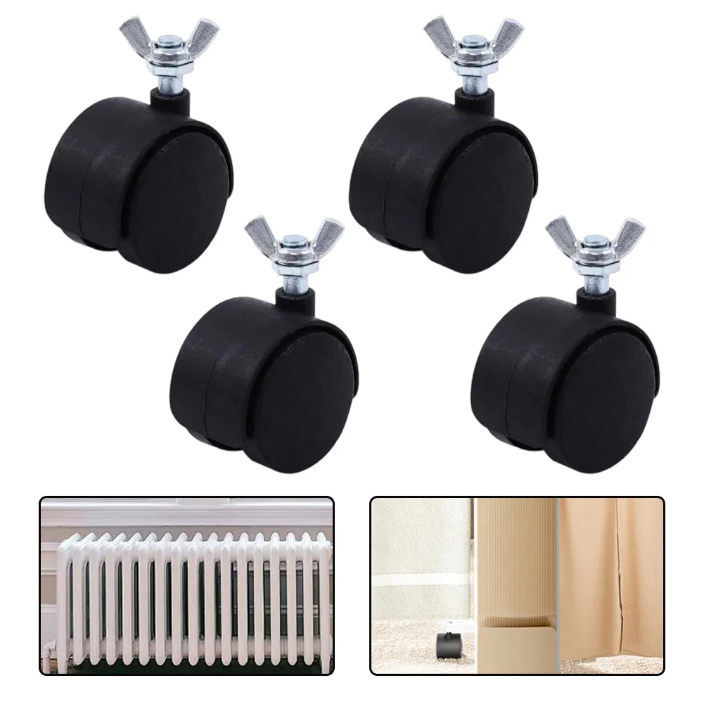 1.5 Inches Electric Heater Casters Casters For Electric Heater Door Hinge 8mm Thread Diameter For Electric Oil Heater