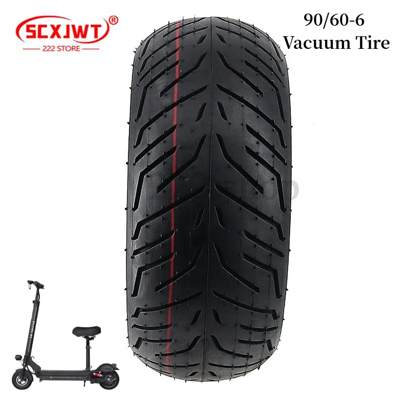 10 inch 90/60-6 tires for electric scooters with thickened vacuum tires for anti slip and wear resistance