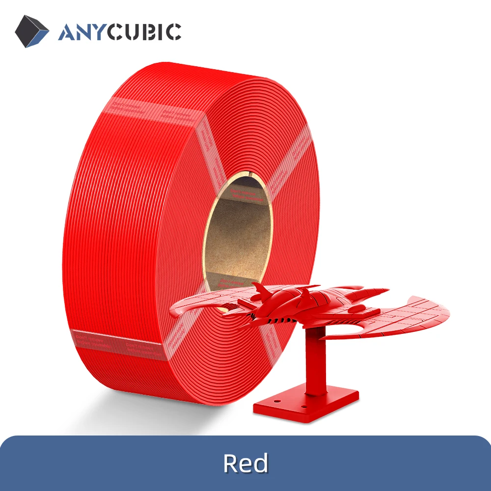 ANYCUBIC Nachfüll-PETG-Filament Ohne Spule 1,75mm PETG 3D-Drucker-Filament Langlebiges Buntes 3D-Druckmaterial Kunststoff für Spielzeug