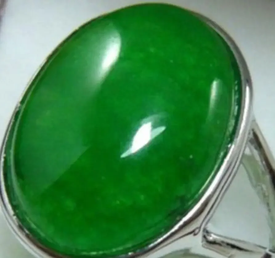 Stunning green natural bead ring(#6,7,8)