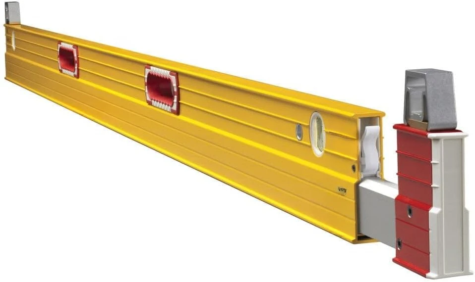 Extendable Plate Level 6-10 Feet with Removable Standoffs The Extra Long Spirit Level For Accurate