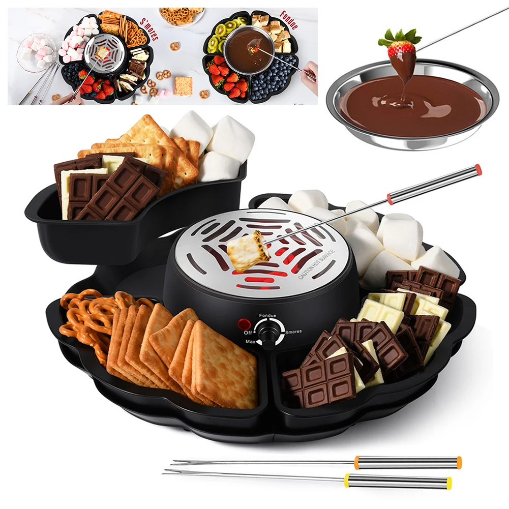 2-in-1-macchina-per-fonduta-di-cioccolato-elettrica-zucchero-filato-burro-di-cioccolato-tostapane-con-4-vassoi-staccabili-forniture-per-feste-per-uso-domestico