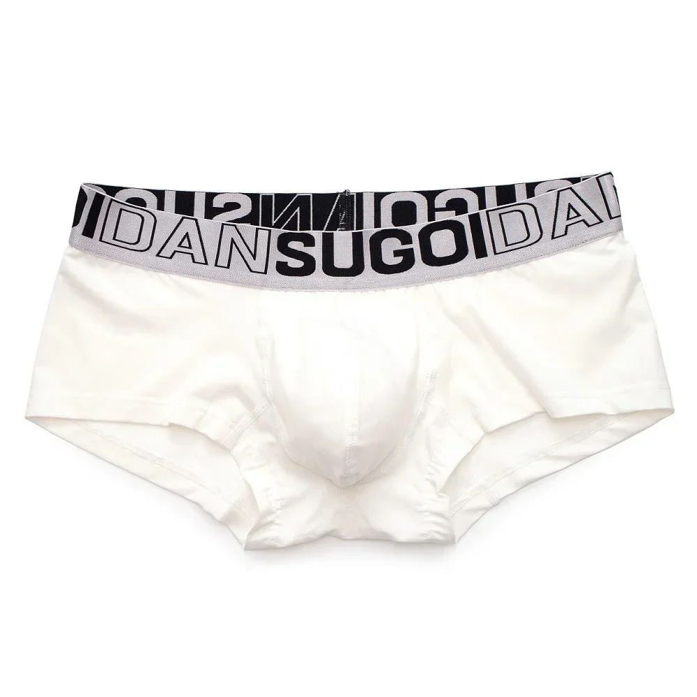 Men's Bulge Boxy Underwear Cotton Breathable Sweat Absorption Boxer Shorts Sexy Low-rise U Convex Pouch Trunks Sports Underpants