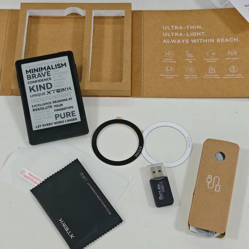 Global Version XTEINK X3 E-Ink Reader NFC 3.7 Inch Mini Portable E-Book Reader Support CrossPoint Custom Firmware No Region Lock