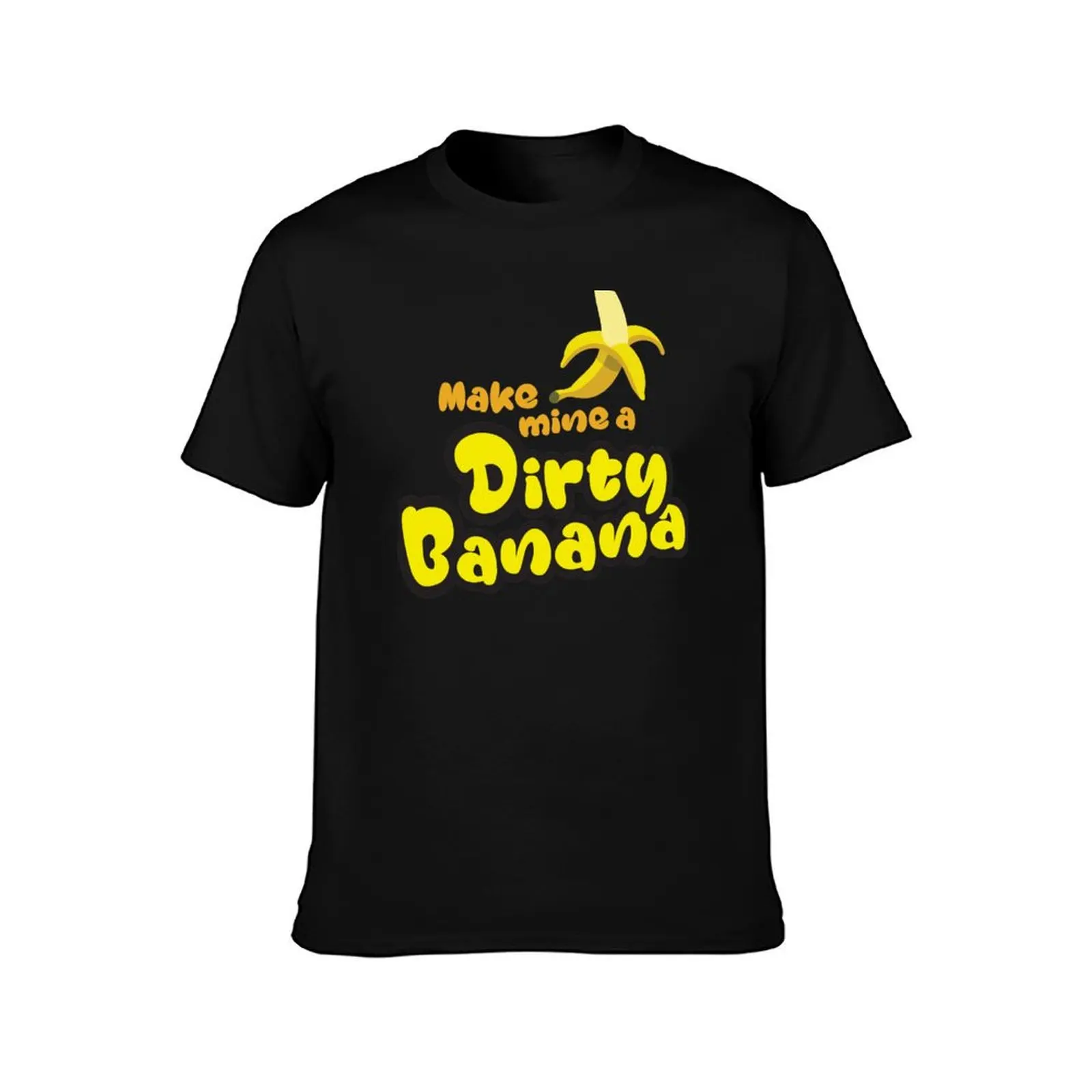 Dirty Banana - Cocktail - Yellow and Black T-Shirt graphic t shirt vintage tops graphic t shirts t shirts for men graphic