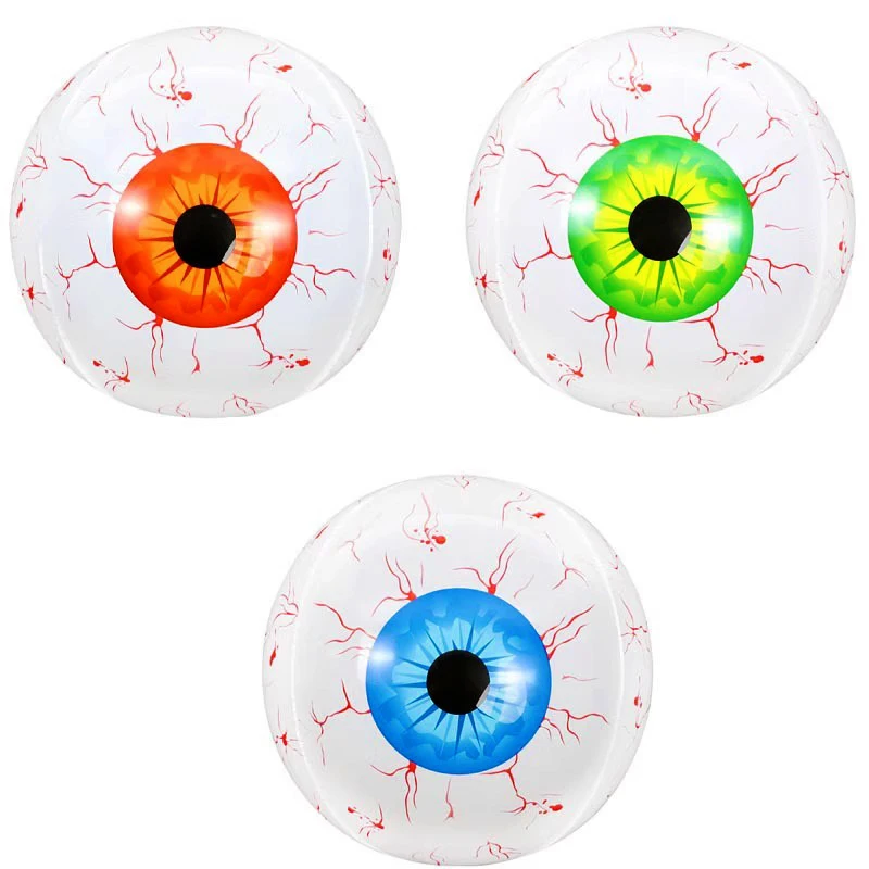 1 Piece/3 Pieces/6 Pieces 22 inch 4D Religious Decora Evil Eye Balloon Decora Horror Party Decora Home Decora Courtyard Decora