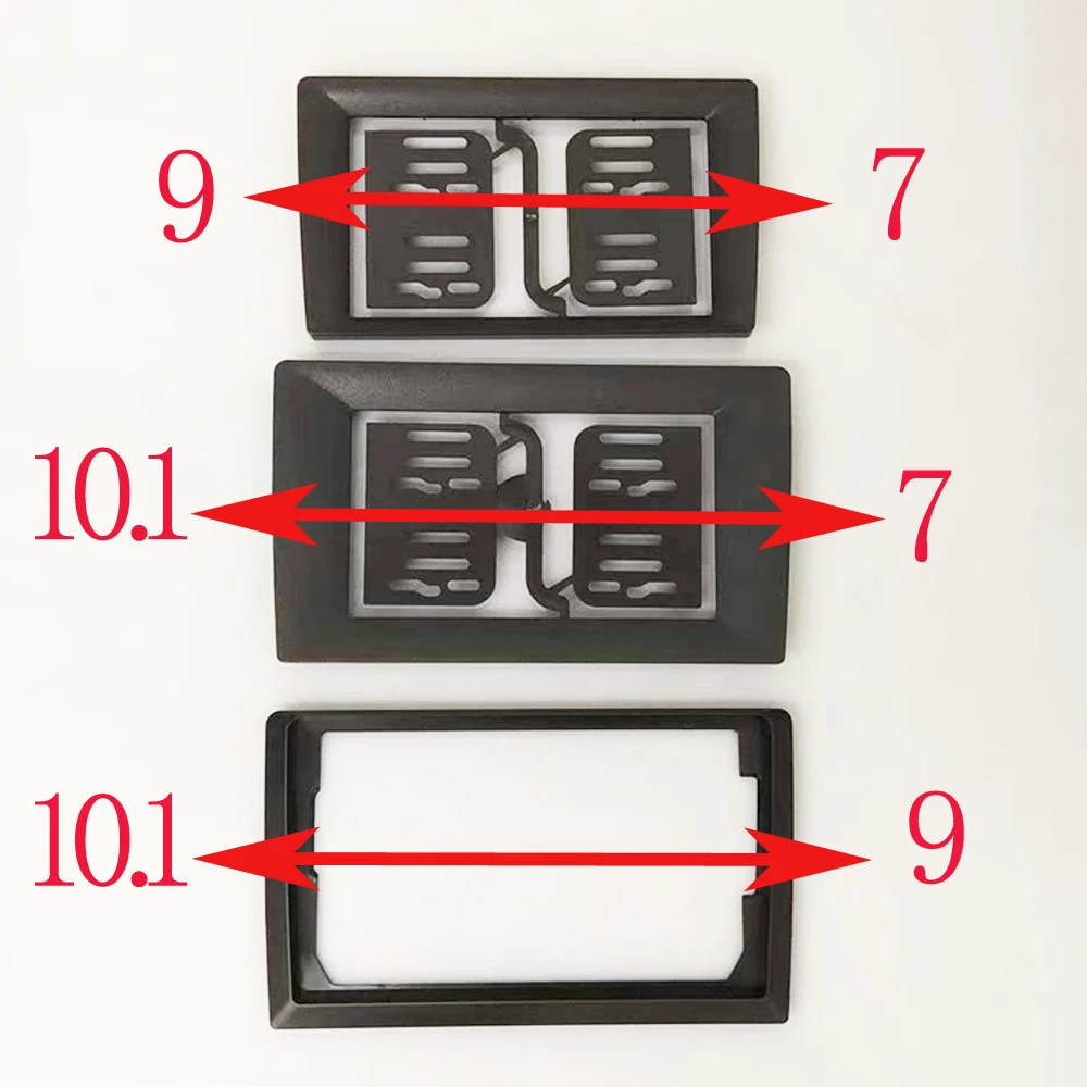 

9 to 10 Inch to or 7 frame 2 DIN frame Panel Mounts for All Car Models Center Console Radio Android System