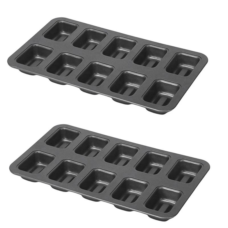 

2Pcs Cake Mold For Baking Pastry Molds Bread Cookie Mold Metal Non-Stick Baking Pan For Cakes Kitchen Accessories