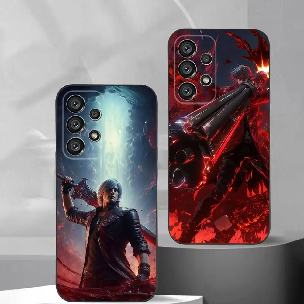 

Game D-Devil May Cry DMC Phone Case For Samsung S25,S24,S21,S22,S23,S30,Ultra,S20,Plus,Fe,Lite,Note,10,9,5G Black Cover