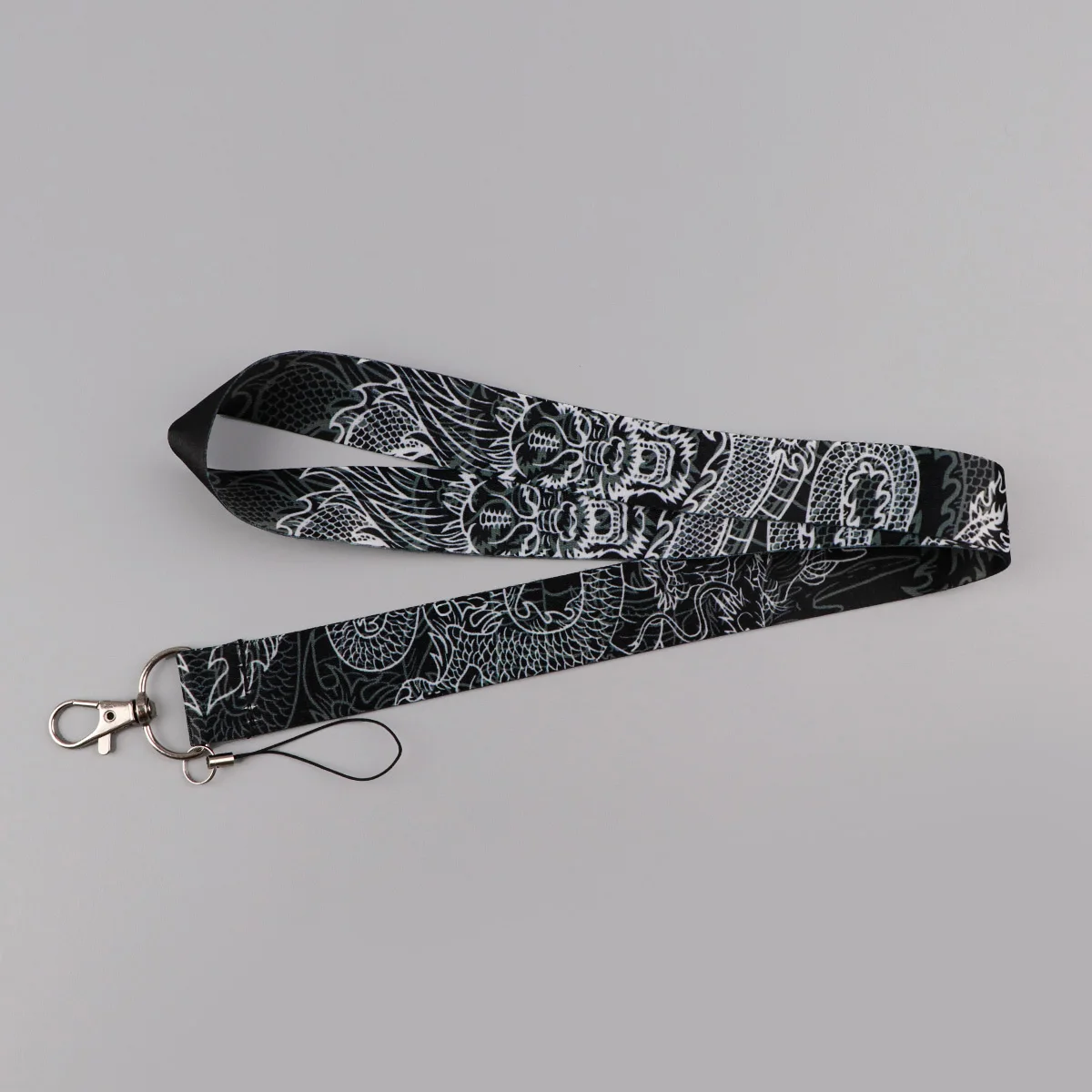Cool Dragon Pattern Lanyard For Keys ID Credit Bank Card Cover Art Badge Holder Phone Key Lanyard Keychain Accessories Gifts