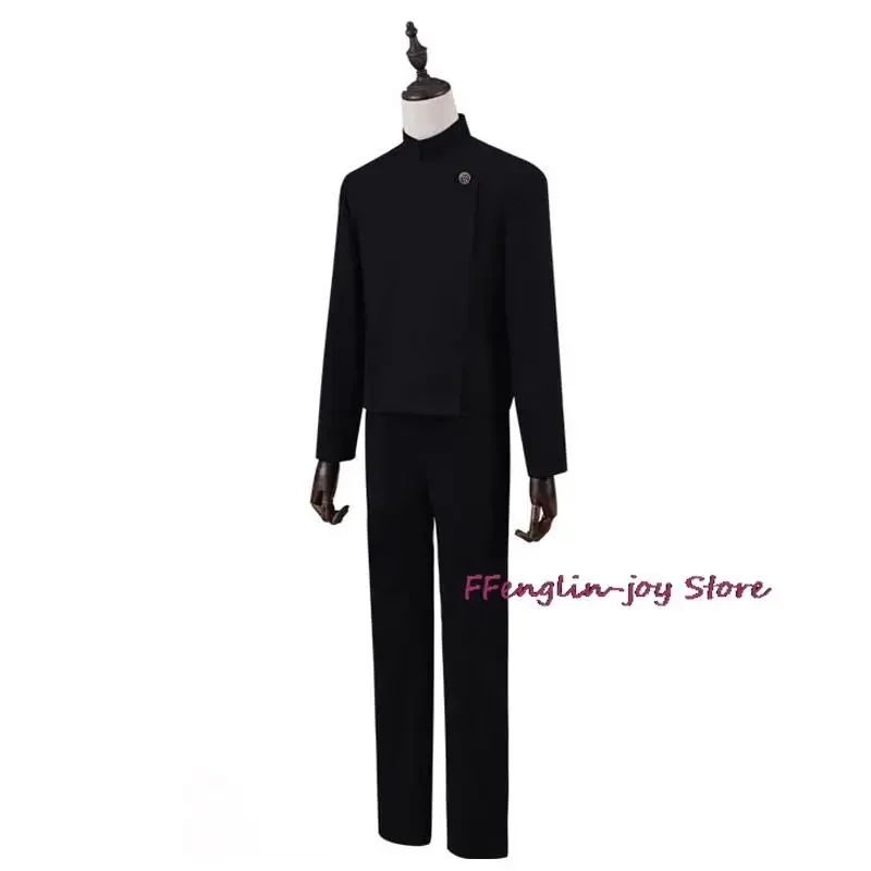 Аниме Gojo Satoru Косплей Костюм Униформа Gojo Satoru Школьная форма Одежда Парик Костюмы на Хэллоуин