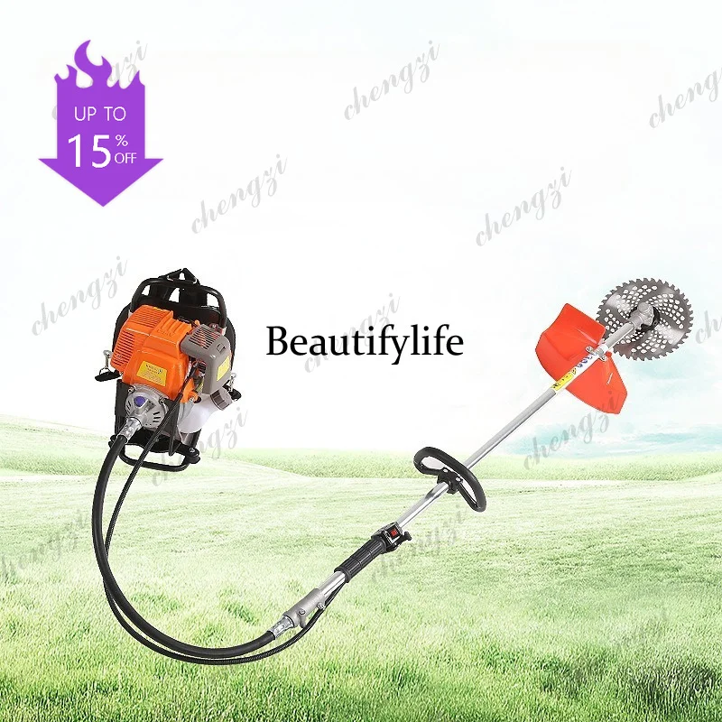 

51 4-stroke backpack type multi-purpose mowing, weeding, cutting and irrigation machine manufacturers wholesale rice rice harves