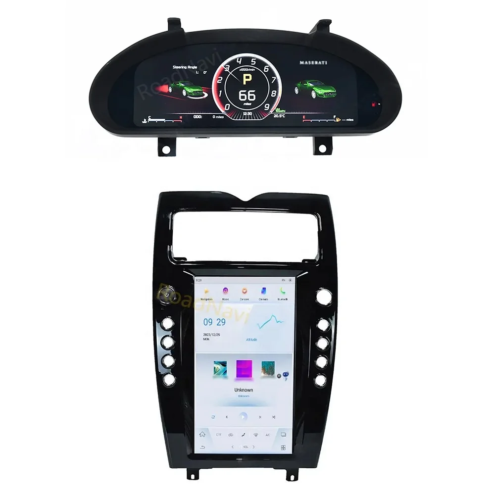 

Custom Auto Speedometer For Maserati Quattroporte 2004-2012 Car Dvd Player Wireless Carplay 4G 360