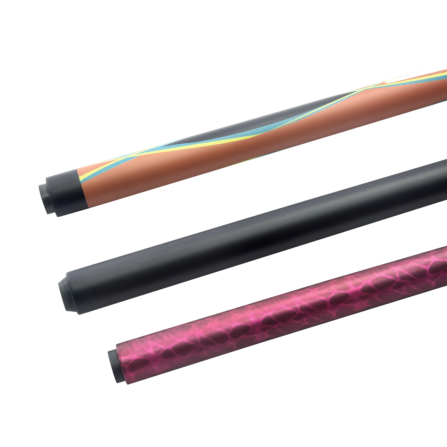 High-quality 11.5mm carom pool cue, 58-inch 1/2 split with carbon fiber pro taper shaft and radial joint.