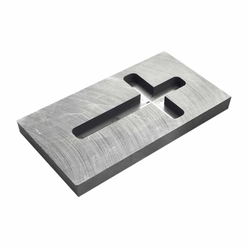 Silver Graphite Ingot Mold Cross-Crucible for Melting Casting Refining Scrap Precious-Metal Jewelry High  Dropship