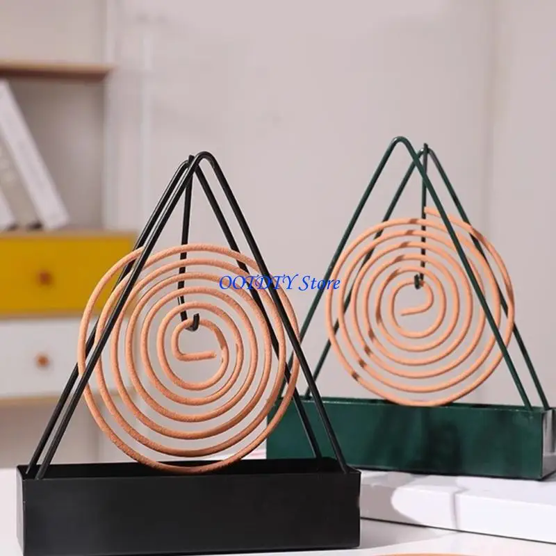 

367A Компактная железная треугольная вешалка для катушки от комаров, потолочная монтируемая подставка для стойки