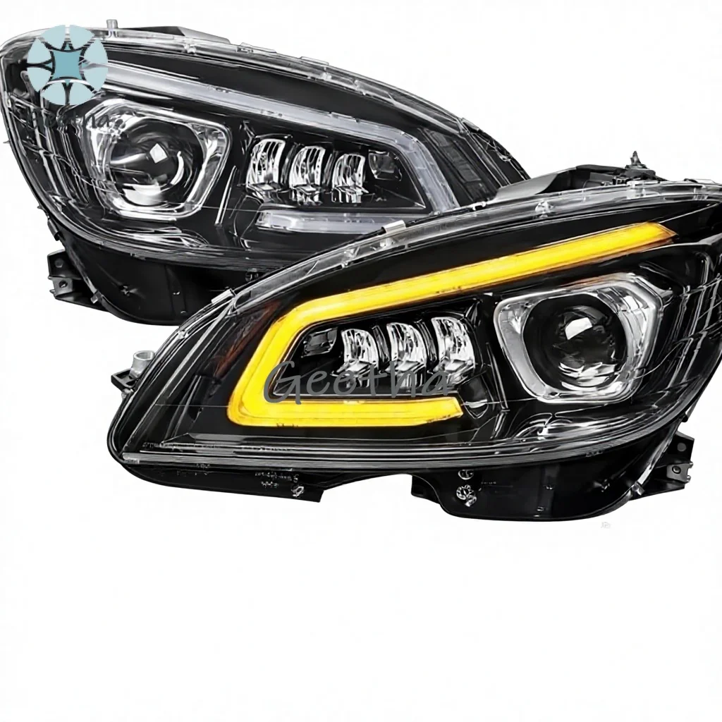 

For 2008-2011 Mercedes-Benz W204 C-Class C300/C350 Left Right 12V LED Headlight Assembly Standard Fit OE 2048208861/2048208761
