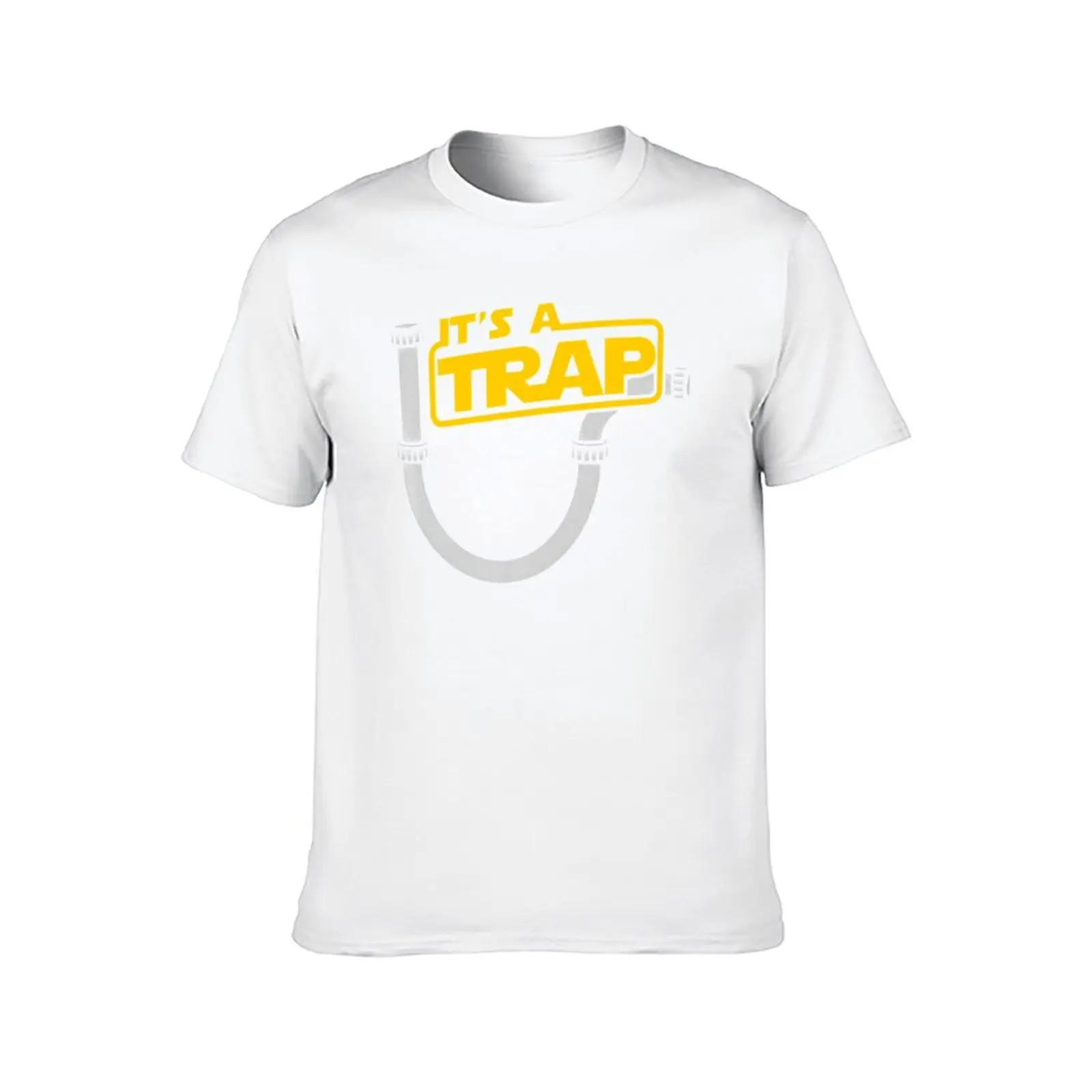 مضحك السباكة سباك قميص-إنها فخ تي شيرت رجل تي شيرت للرجال القطن تي شيرت عالية الجودة تي شيرت