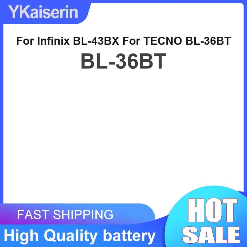 Stable Power Supply For Tecno BL-36BT For Infinix BL-43BX Mobile Phone Battery High-Capacity 3750mAh