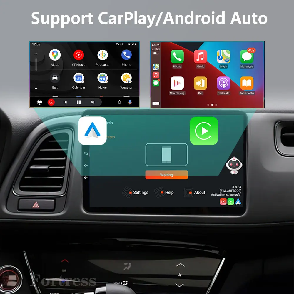 Android14 Car For Honda HR-V HRV XRV Vezel 2013 - 2019 Stereo Multimedia Head Unit GPS BT Carplay Android Auto 2DIN Stereo Radio