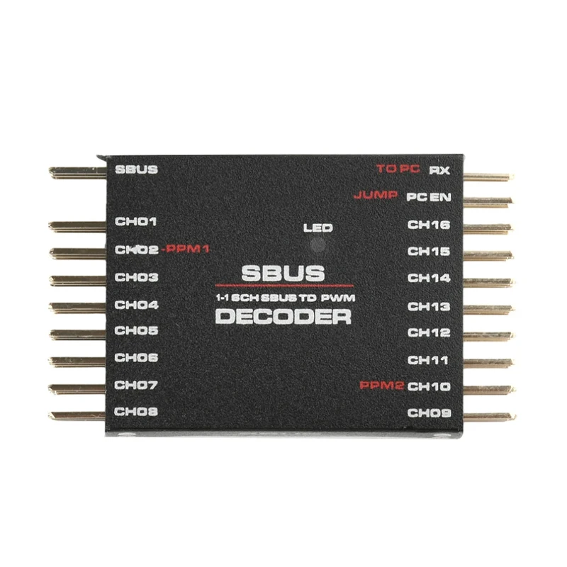 SBUS to PWM/PPM Decoder - 16CH 2-Way PPM Converter DIY Kit for Futaba Frsky RC Receiver Part