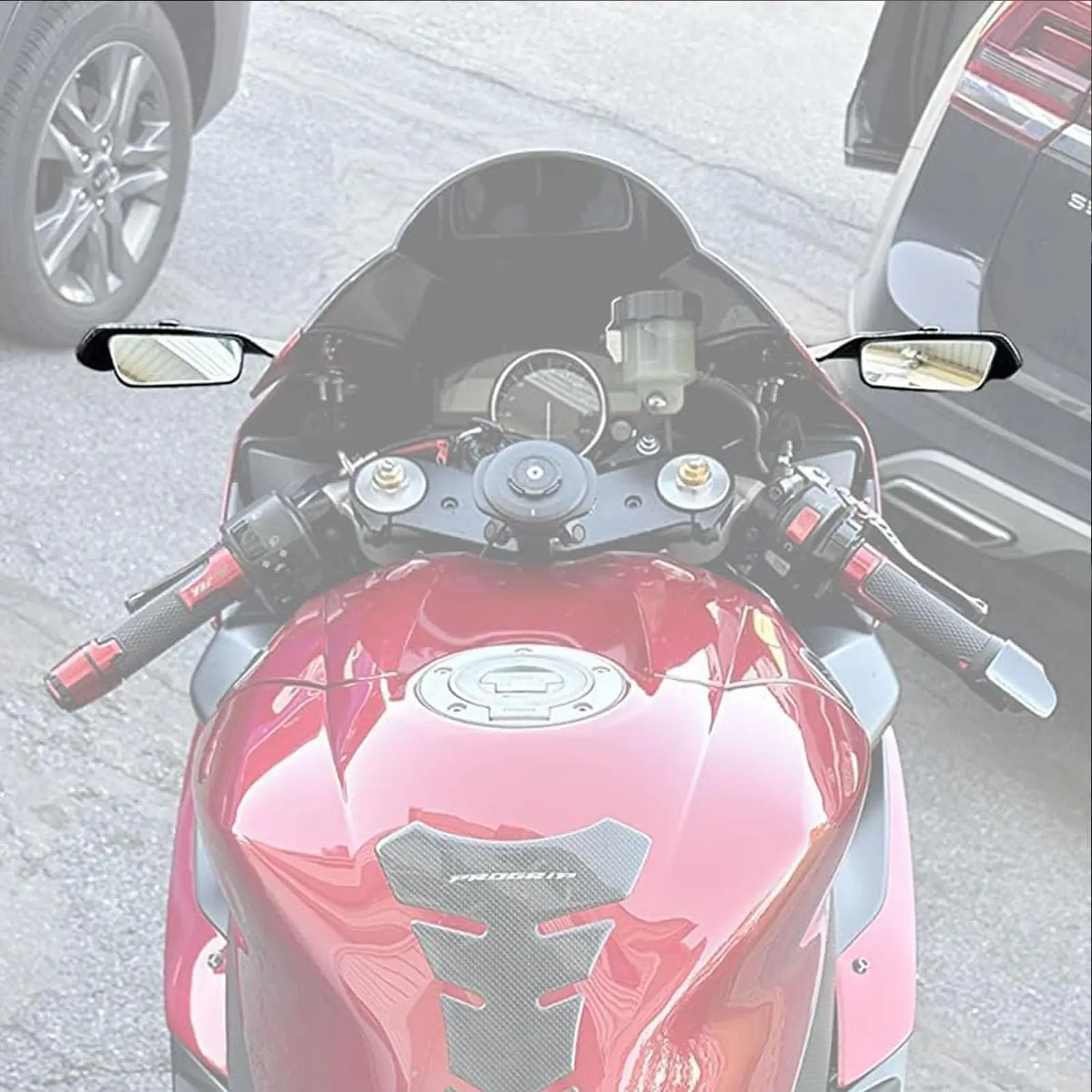 For Honda CBR500R CBR400R CBR 650R CBR650R 2019 -2024 Motorcycle Side Mirrors Winglets Wind Wing Adjustable Rotating Rearview