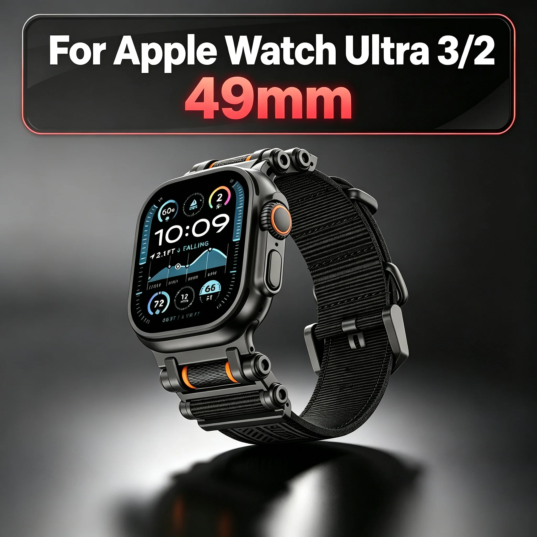​Strap For Apple Watch Ultra 3 2 1 Bands 49mm Sport Correa Bracelet iWatch Ultra 3 2 1 Series 49 mm Band Accessories Women Men