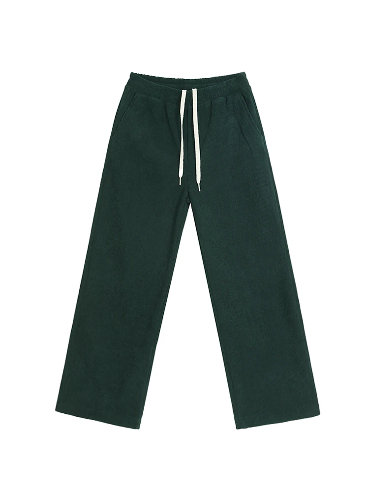 SYUHGFA-Pantalon Décontracté pour Homme, Texture Fouet, Solide, Taille artificiel astique, Design de Style Coréen, Jambes Droites et Larges