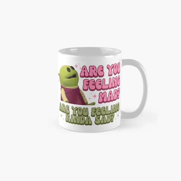 Are You Feeling Mad Nanalan Mona Classi  Mug Coffee Photo Design Simple Cup Printed Gifts Tea Handle Round Image Drinkware