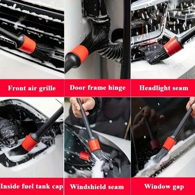 Sikat pembersih Interior mobil Detail alat pembersih Interior otomotif kecil sikat pembersih Outlet udara AC