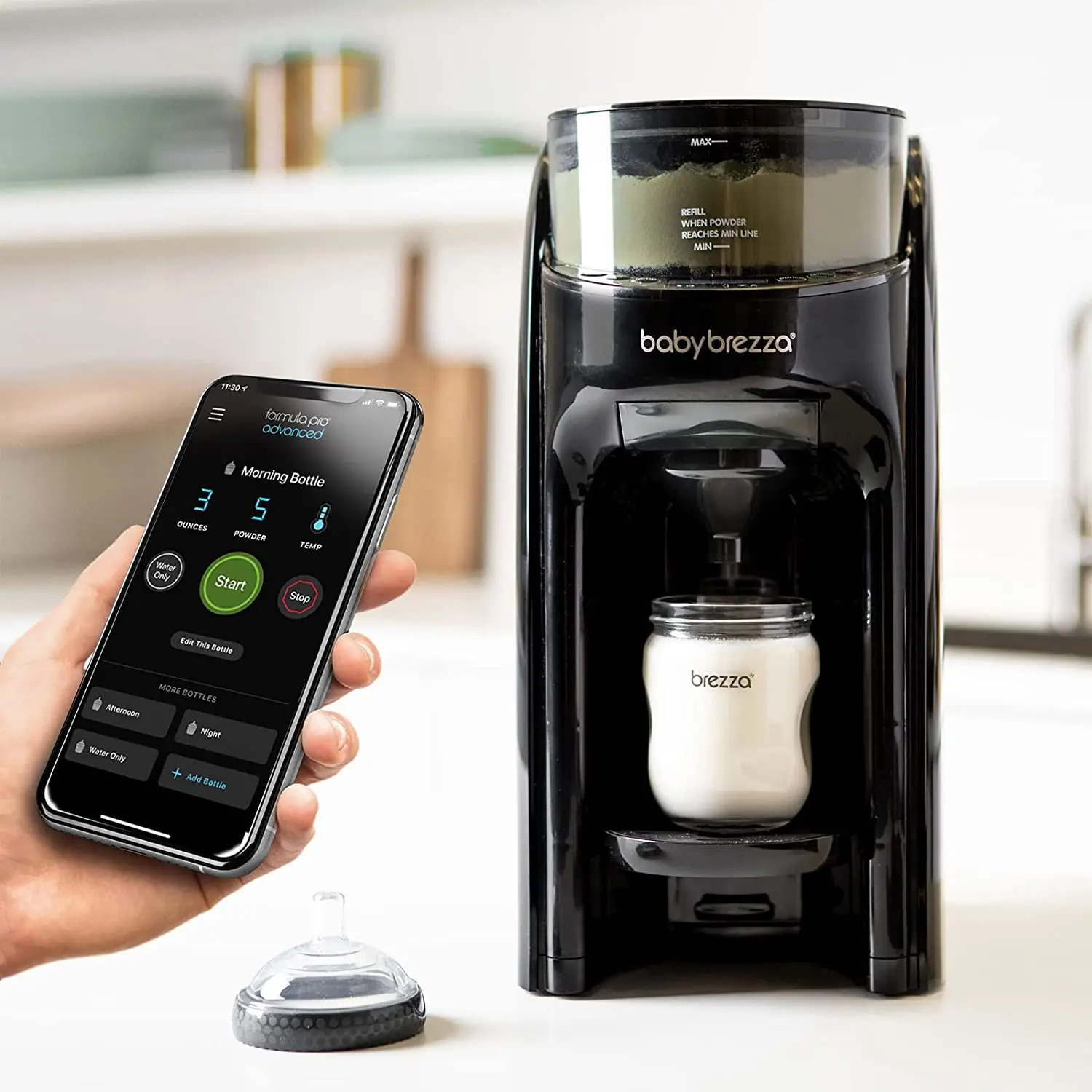 New and Improved Advanced Formula Dispenser Machine Automatically Mix a Warm Formula