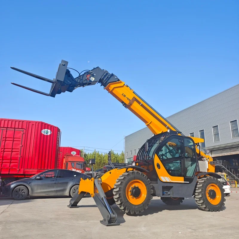 High Quality Telescopic Forklift Telehandler 7-17M Boom Truck Optional 4 Ton Load
