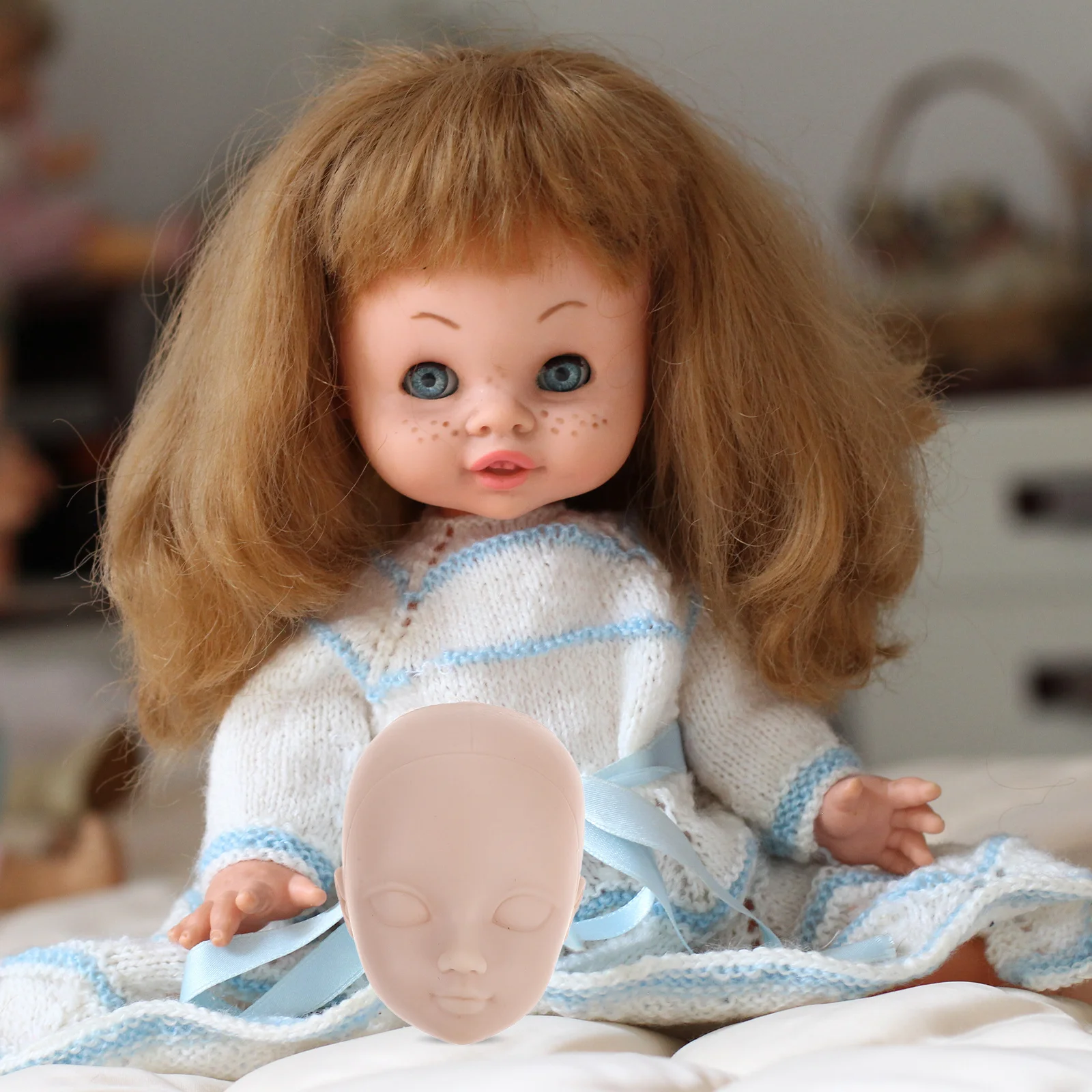 

10 шт., сменная пластиковая головка для практики макияжа для косметологической практики, простой идеальный подарок для женщин